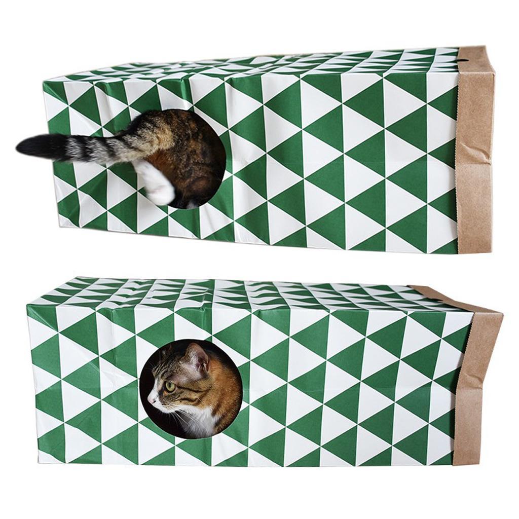 Hide Out Paper Cat Tunnel Interactive Cat Toy Activity Play Tunnel
