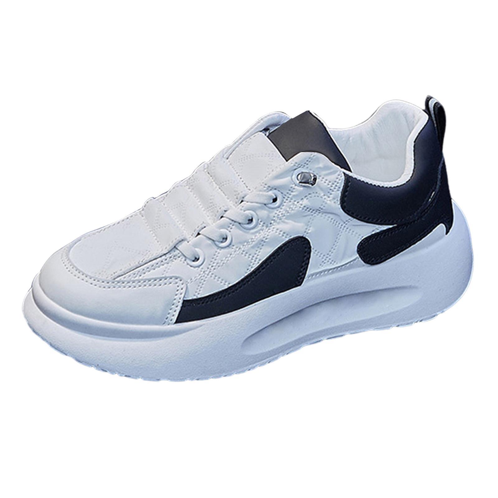 Women Casual Shoes Trainers Fashion Comfortable Lightweight Lace up Sneakers for Camping