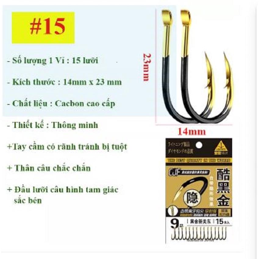 Lưỡi câu cá CJ Seiko Nhật Bản Cao Cấp Chuyên Câu Đài, Câu Đơn LC-7 - Sanami Fishing