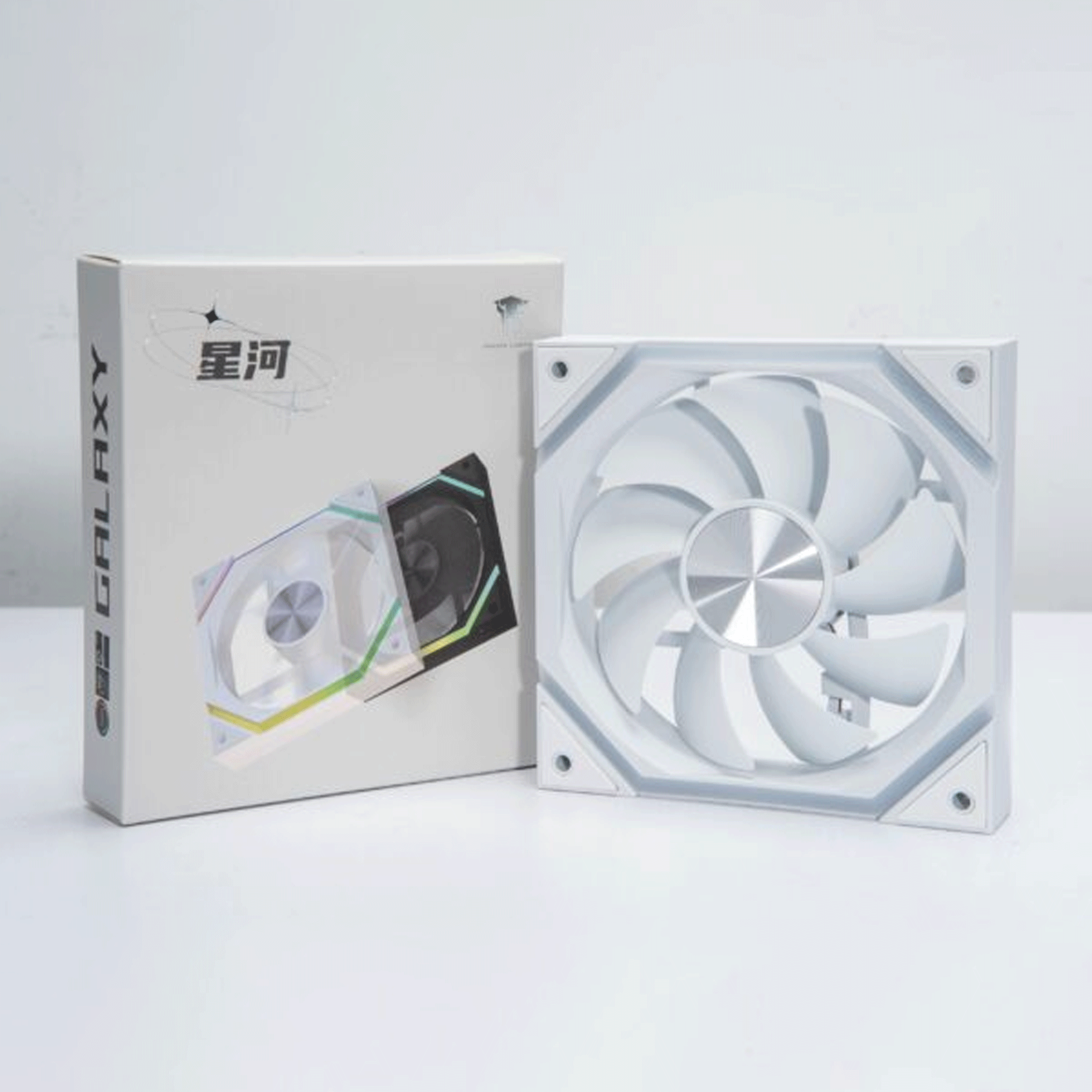 Quạt Tản Nhiệt Fan Case Leopard Galaxy ARGB Sync Main Trắng – Hàng Chính Hãng