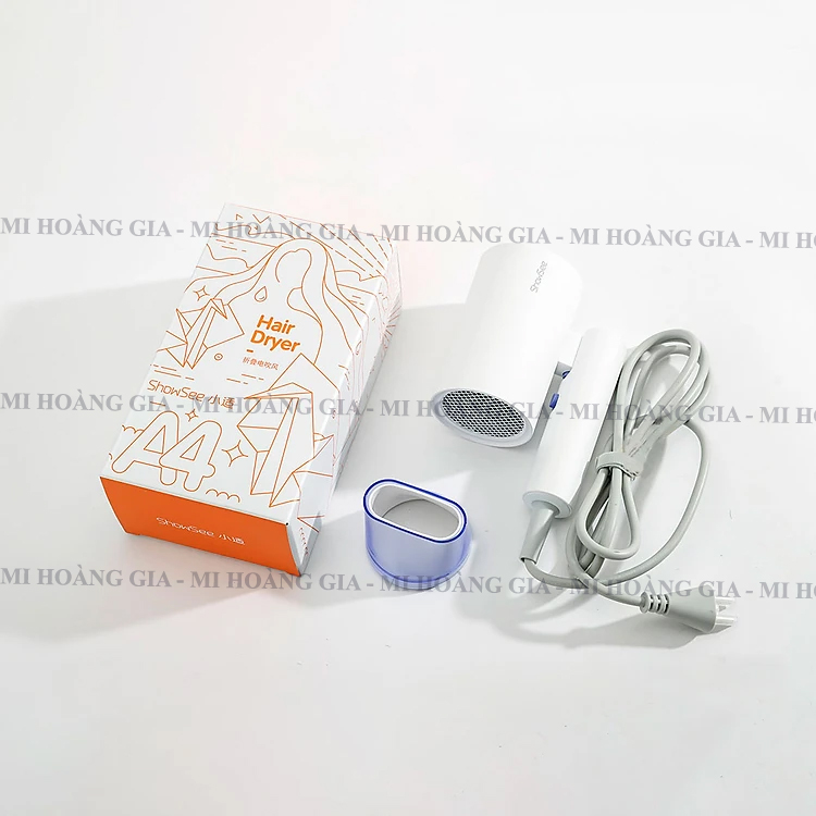 Máy sấy tóc Showsee A4-W ion âm chống khô tóc công suất lớn 1800W - Hàng chính hãng
