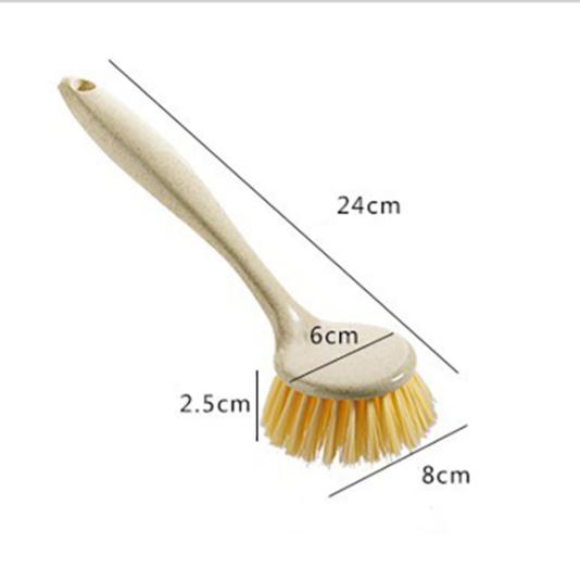 Bàn Chải Chà Bồn Rửa Chén, Xoong Nồi Đa Năng SenNai Có Tay Cầm Dài, Lông Dày Cao Cấp