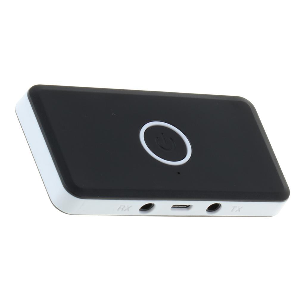 2 in 1 Audio Adapter Transmitter/Receiver with Micro USB Black