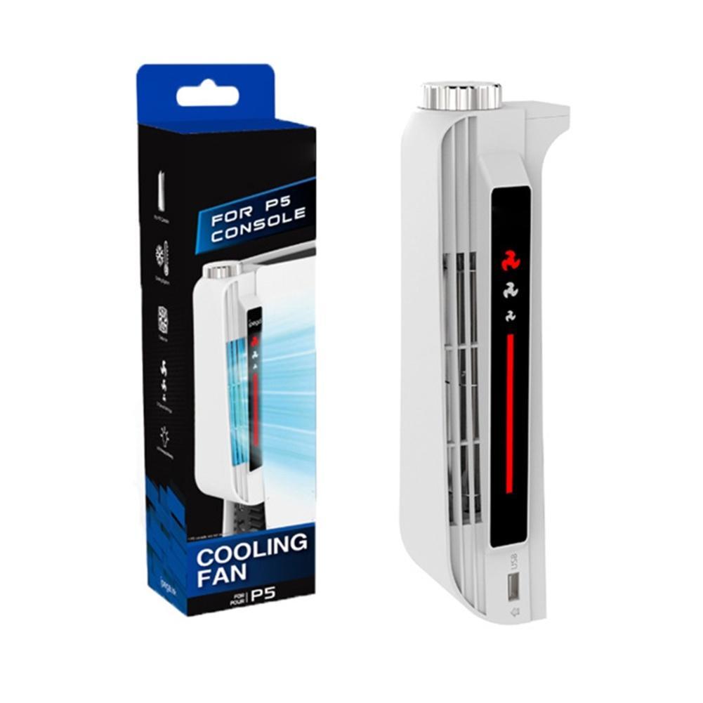 Quạt Tản Nhiệt Cho Máy Chơi Game PS5 / Playstation 5 Kèm Đèn Chỉ Báo Giao Diện USB