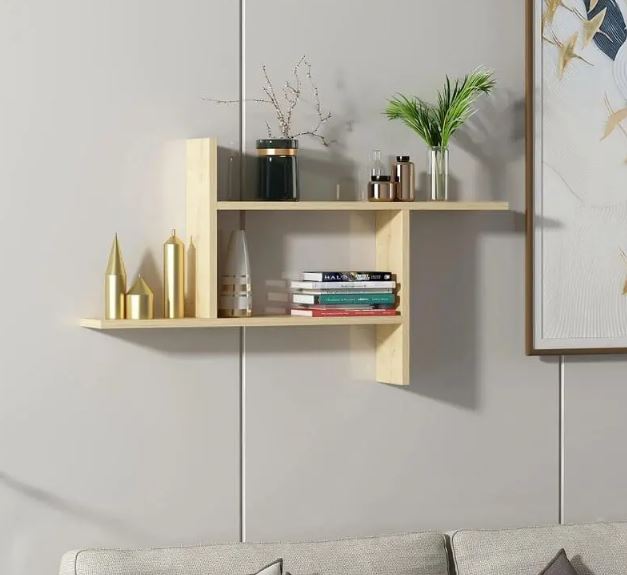 Kệ Gỗ Trang Trí Treo Tường 2 Tầng Juno Sofa CTKT515 KT 100 x 55 x 20cm