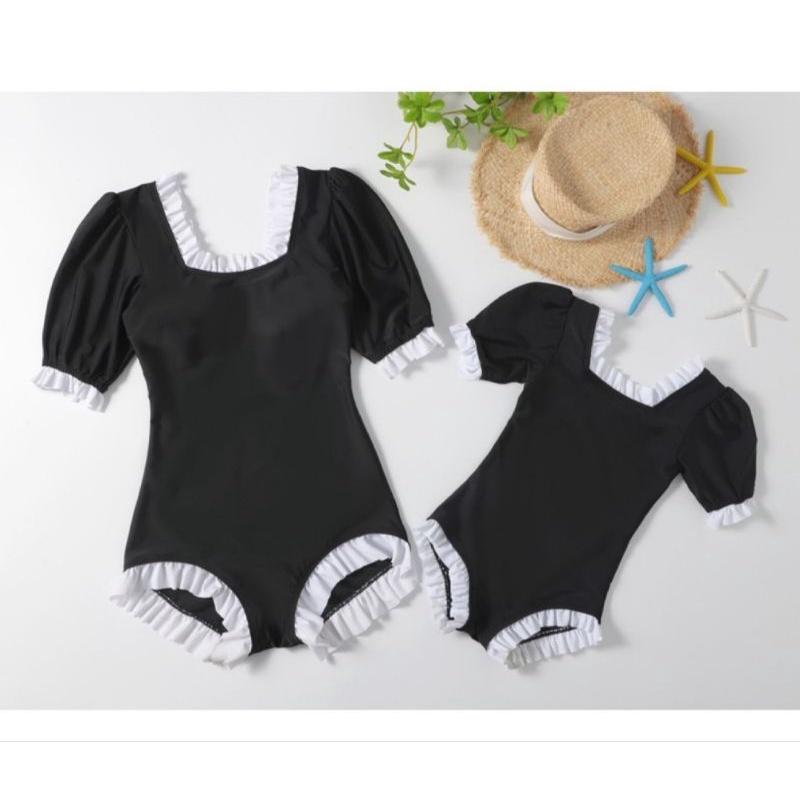 Set mẹ và bé gái bikini 1 mảnh/ bộ bơi bé gái