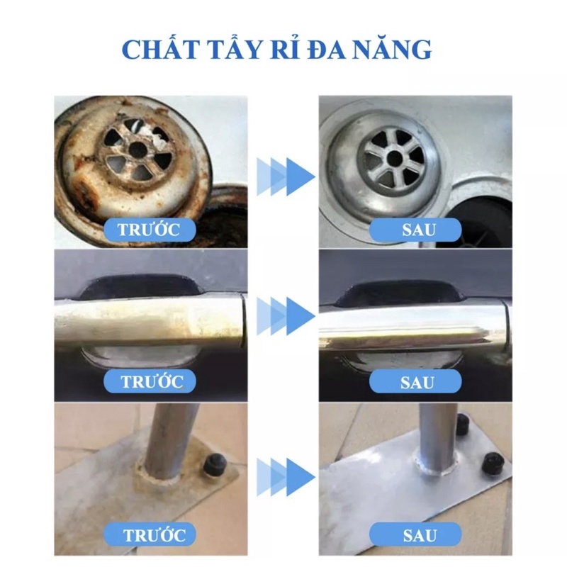 Chai xịt tẩy rỉ sét cực mạnh làm mới đồ vật chuyên dụng loại tốt siêu đậm đặc