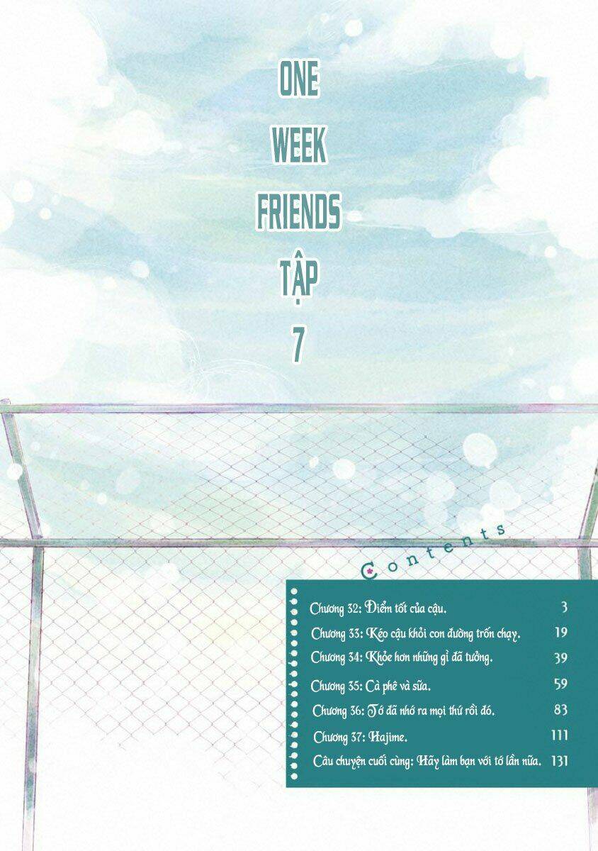 one week friends chapter 32 1