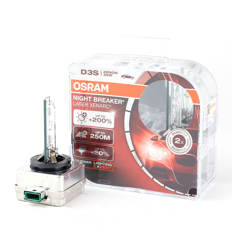 Combo 2 Bóng Đèn Xenon OSRAM Night Breaker D3S 66340XNL 12V 35W