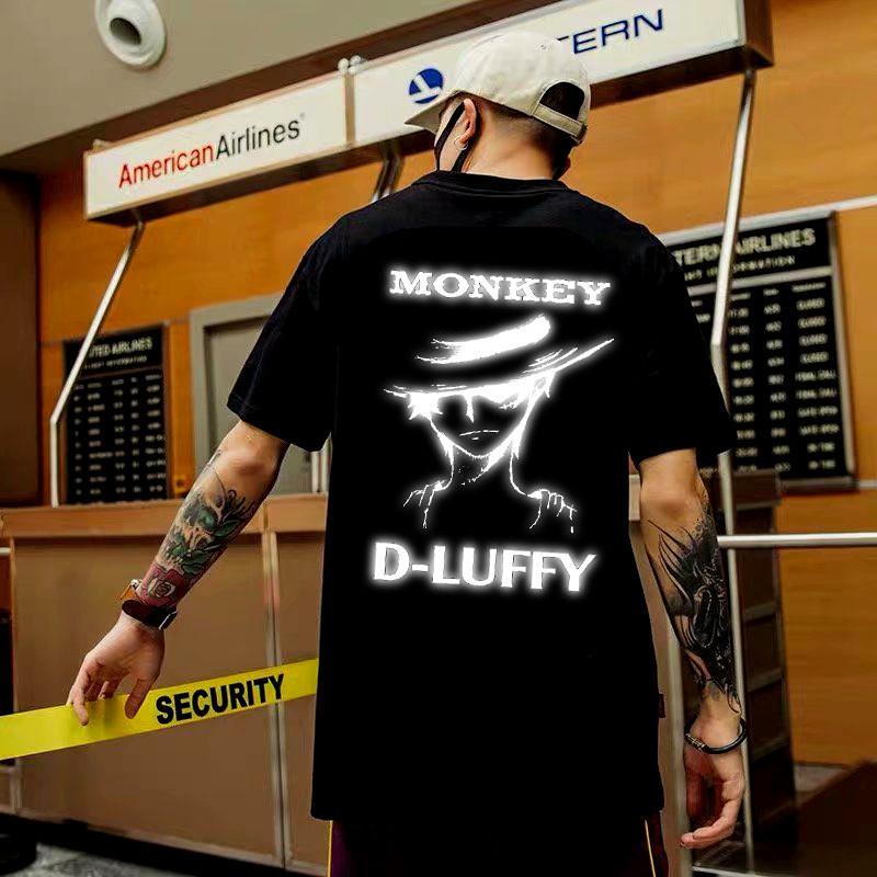 ÁO THUN PHẢN QUANG TAY LỠ LUFFY 2 NAM NỮ