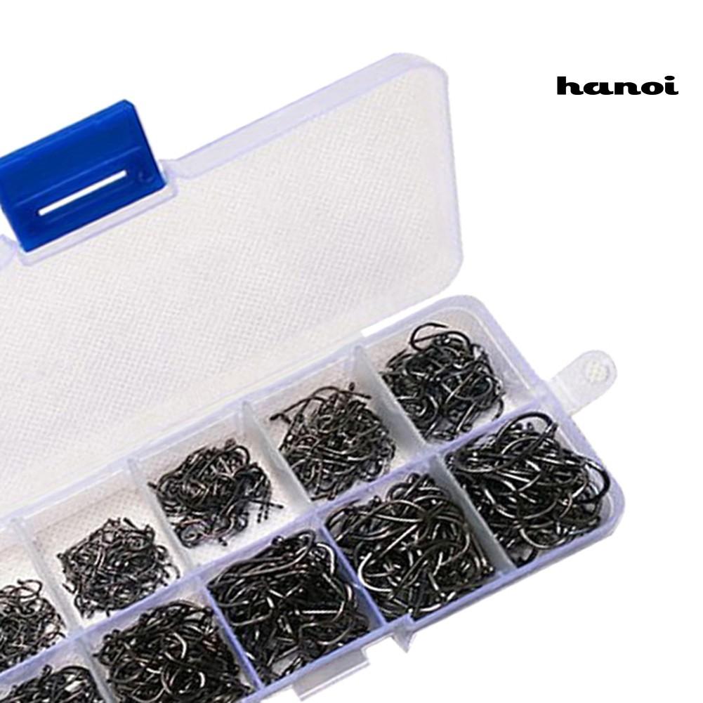 Set 500 Lưỡi Câu Cá Bằng Thép Carbon Cao Cấp