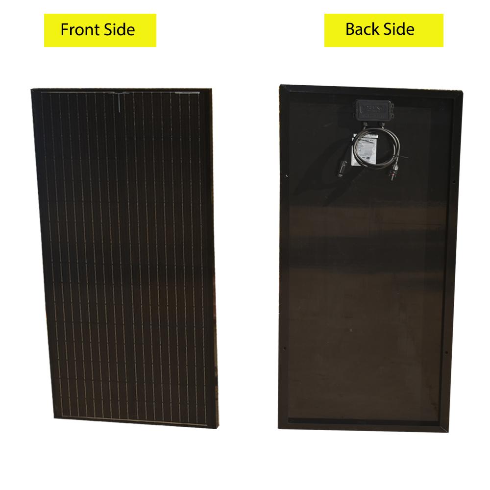Bảng điều khiển năng lượng mặt trời bằng kính đơn tinh thể 120W 240W 360W Pin mặt trời 36 chiếc Hệ thống gia đình năng lượng mặt trời 125mm * 125mm Sạc pin 12V 24V Màu sắc: Bảng kính 140W