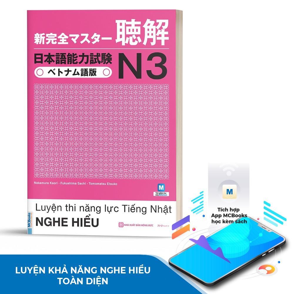 Sách - Luyện Thi Năng Lực Tiếng Nhật Nghe Hiểu N3 - Học Kèm App Online