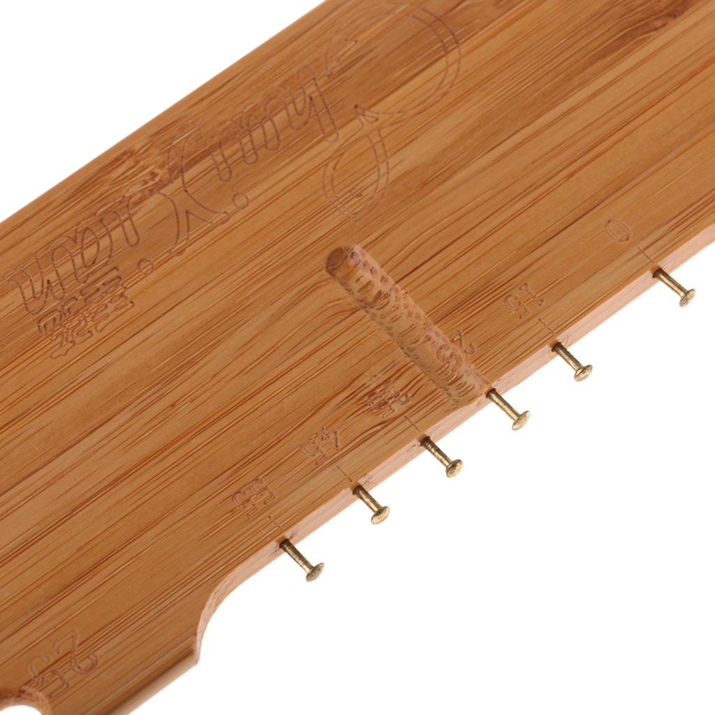 Bamboo Multi-Function Sub-Line Ruler Measuring Board with Hook Distance