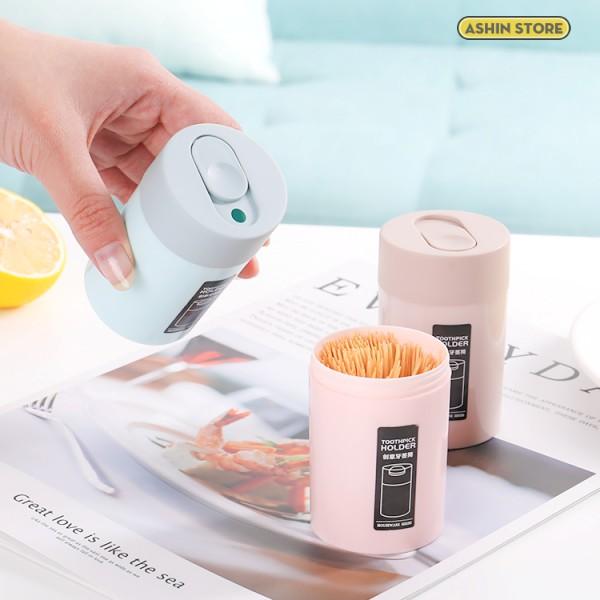 Hộp Đựng Tăm Nắp Trượt Vuông