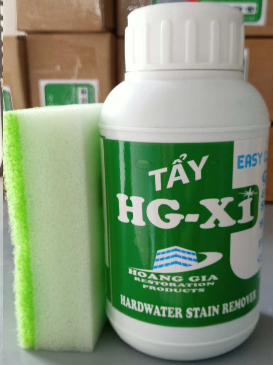 Dung dịch siêu tẩy ô mốc kính xe Hoàng Gia HG X1 250 DT 250ML (Trắng)