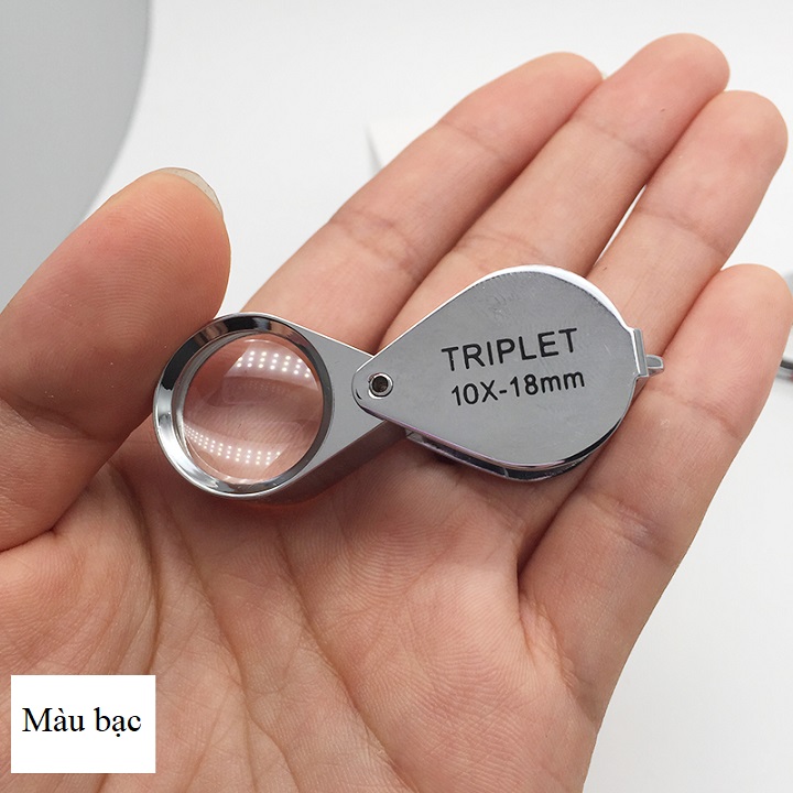 Kính lúp cầm tay mini thông minh, độ phóng đại 10 lần, hình giọt nước- Màu ngẫu nhiên