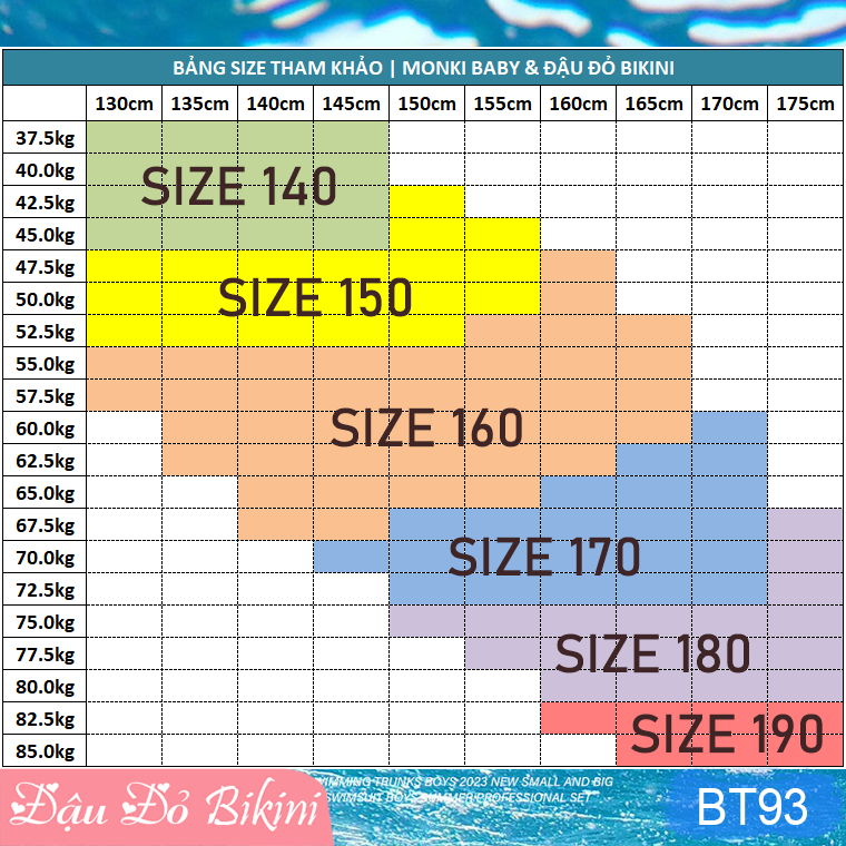 Quần bơi BIG SIZE cho bé trai, kèm mũ bơi cùng tone, thun bơi lạnh cao cấp co giãn cao, lót thoáng khí toàn mặt trong, dây lưng có thể điều chỉnh ẩn trong | BT93
