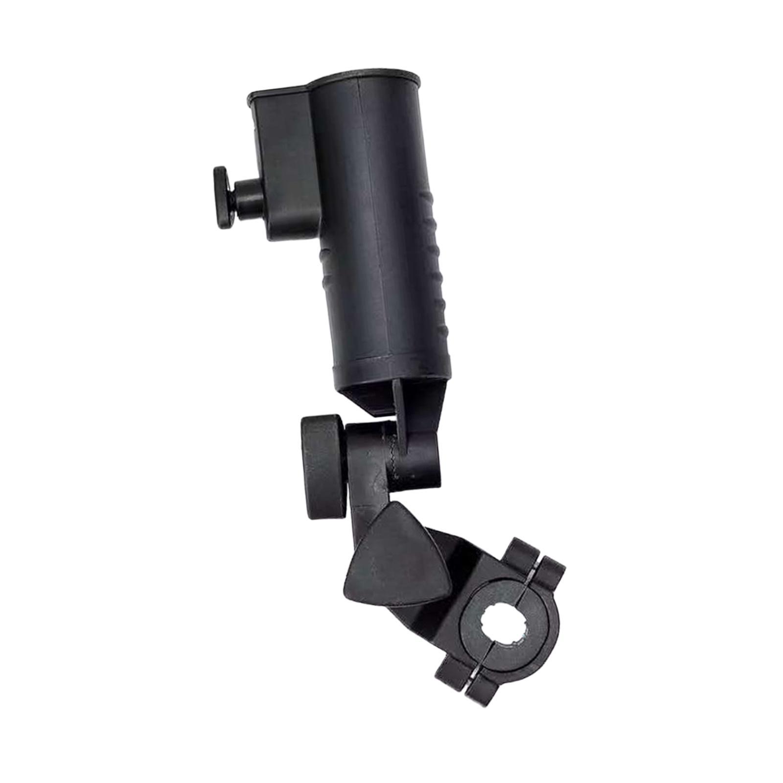 Golf Cart Umbrella Holder Clamp Mount, Umbrella Clip Mounting Durable Practical Easy to Install Golf Umbrella Holder Stand Clamp for Practice