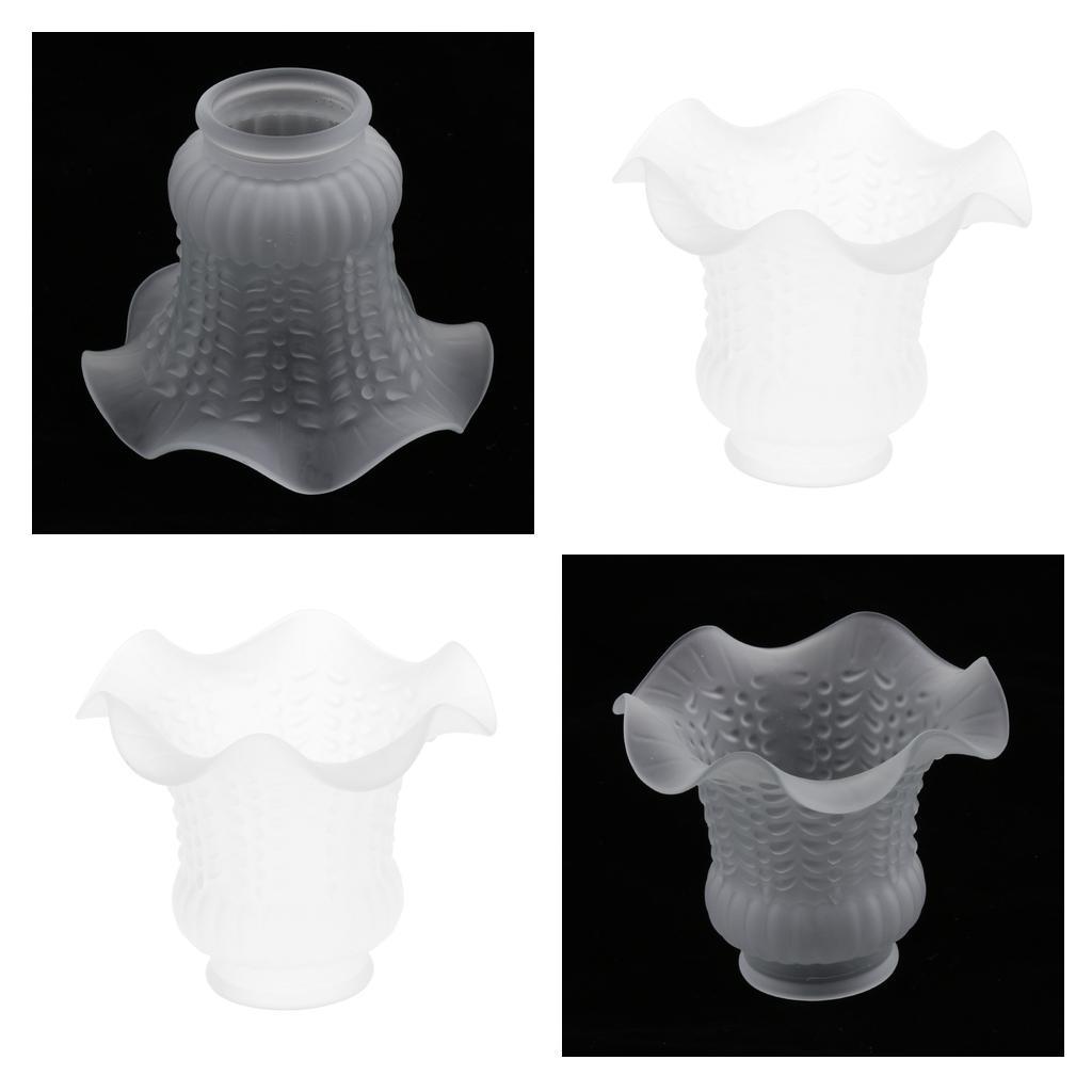 4pcs/set E27 Clear Ceiling Fan Light Chandelier Wall Sconce Light Shades