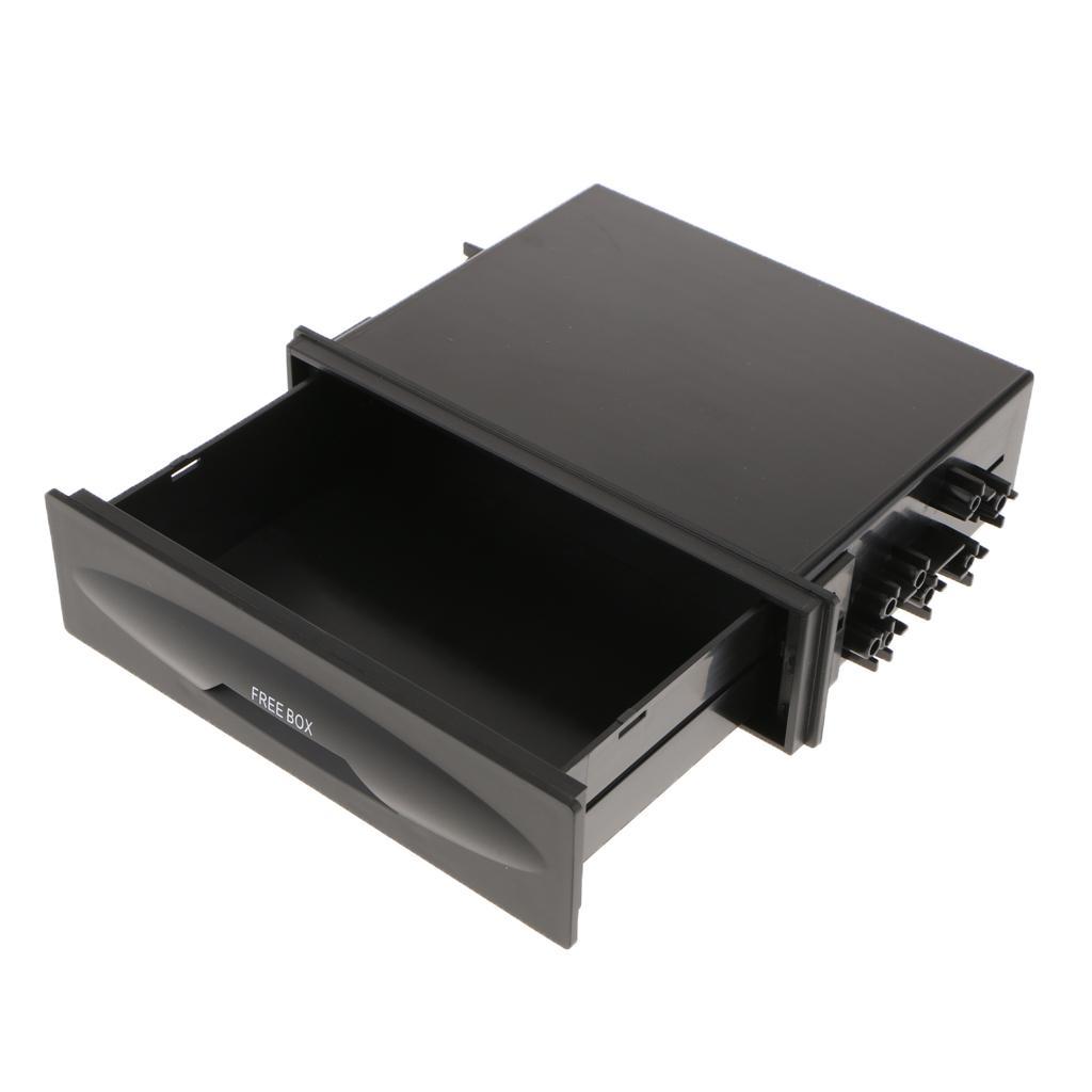 Single Din Car CD Player Radio Stereo  Trim Storage Pocket Box