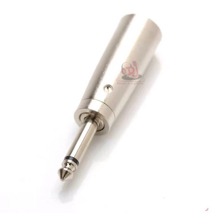 Rắc chuyển canon đực sang 6 ly, 01 cái Jack chuyển đổi canon đực sang 6 ly và ngược lạ, Jack canon, Jack 6 ly