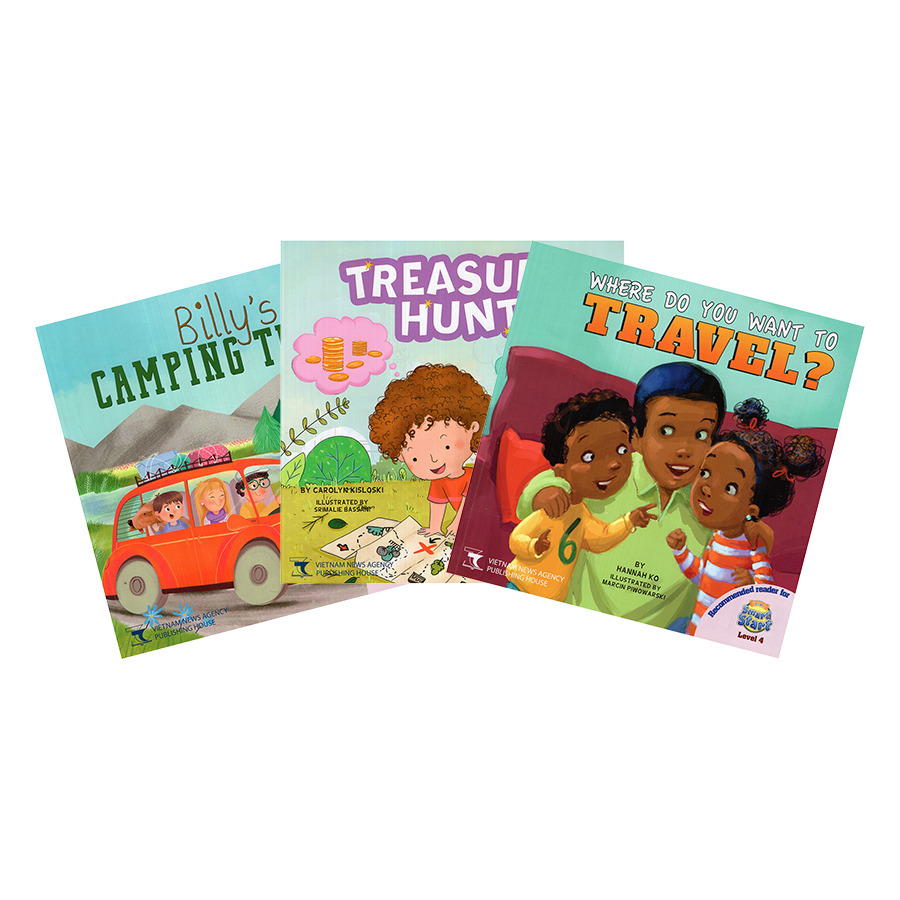 Readers For i-Learn Smart Start Level 4: Billy's Camping Trip, Where Do You Want To Travel?, Treasure Hunt