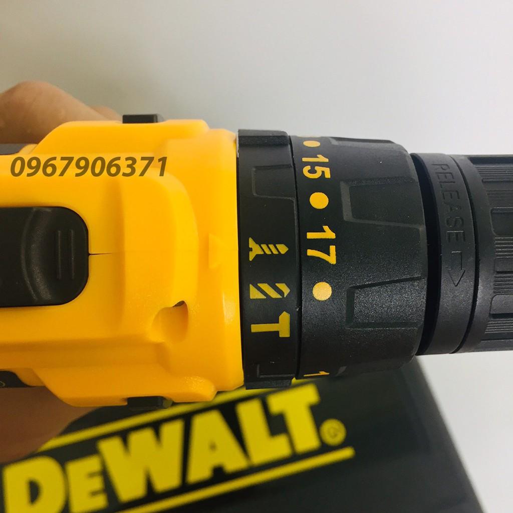 Máy Khoan Pin Dewalt 24V Có Búa Lõi Đồng Loại 2 Pin 5 cell