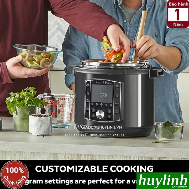 Nồi áp suất điện tử 10 trong 1 Instant POT PRO - 10-in-1 - 5.7 lít - 28 chức năng - Hàng chính hãng