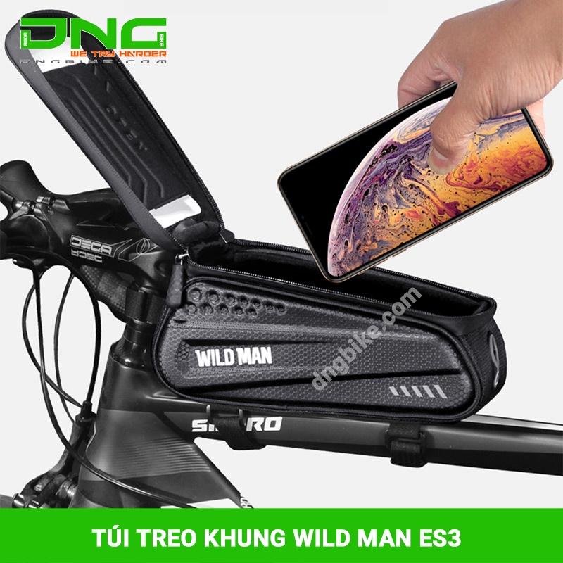 Túi điện thoại treo KHUNG xe đạp chống nước WILD MAN ES3