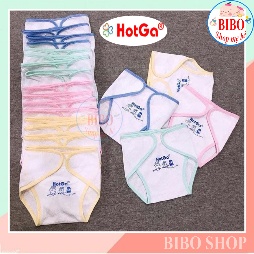 SET 5 TÃ DÁN HOTGA VẢI COTTON CHO BÉ SƠ SINH