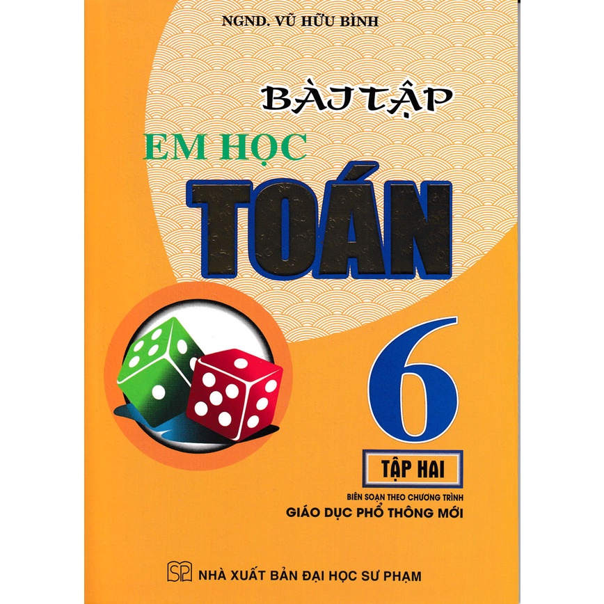 Sách - Combo Bài Tập Em Học Toán Lớp 6 Tập 1 + Tập 2