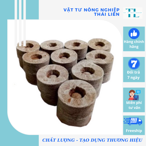 Viên Nén Xơ Dừa ươm hạt giống - Viên nén xơ dừa giá rẻ - Dễ sử dụng, tiện ích, giúp nảy mầm cao