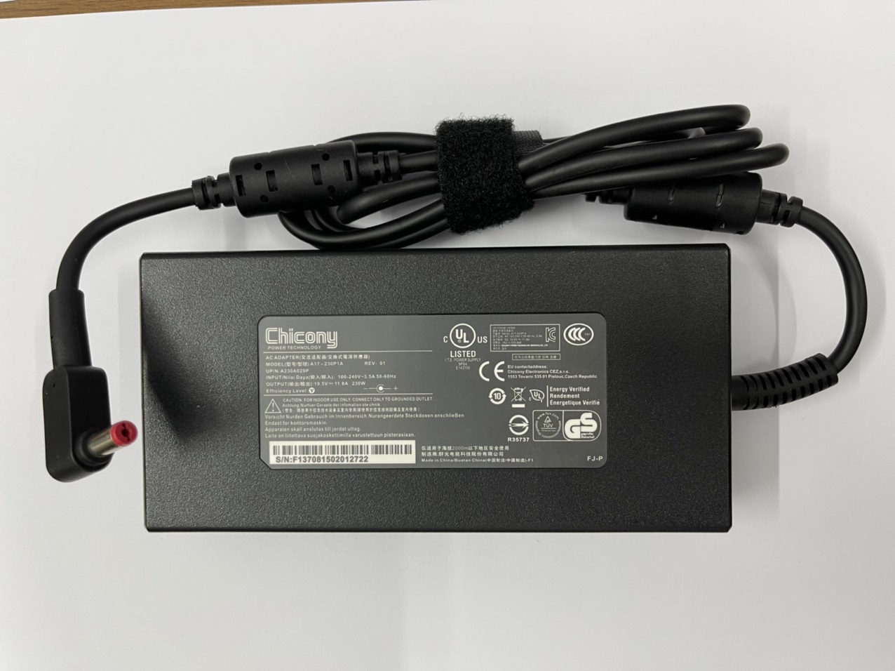 Sạc dành cho (AC Adapter for) Laptop Acer Predator Triton 300 SE PT316-51S-7397 Triton 500 SE A17-230P1A PT315 PT315-52 PT515 PT515-52 230W hàng nhập khẩu
