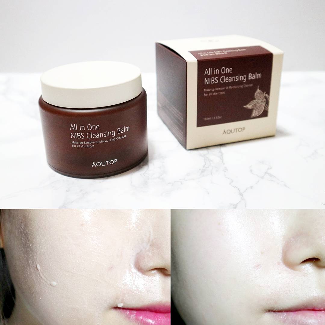 Sáp tẩy trang tổng hợp tinh chất hạt cacao AQUTOP All In One NIBS Cleansing Balm (100 ml)