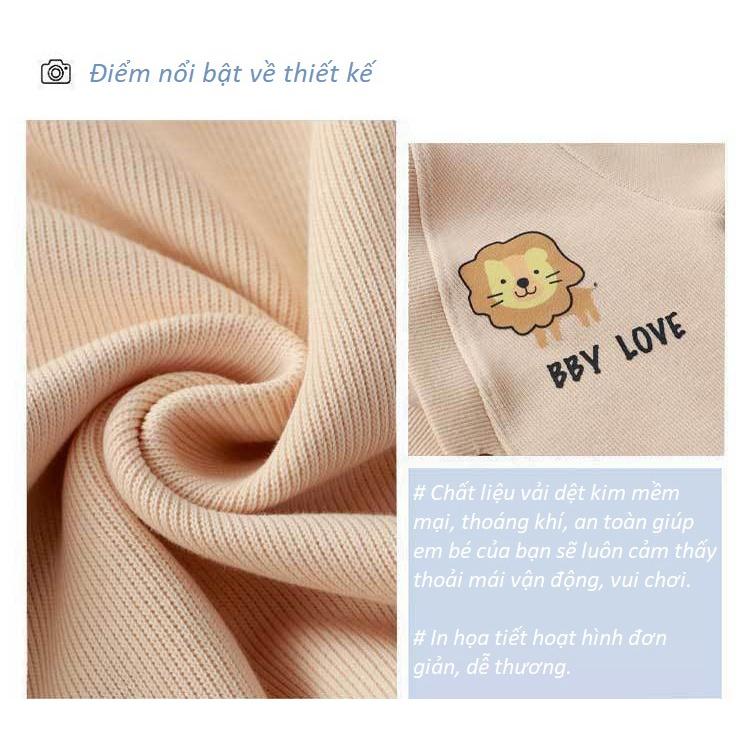 Áo cardigan lót lông mềm mịn và ấm áp, áo khoác nhẹ thu đông cho bé trai và bé gái size từ 3 tháng đến 6 tuổi