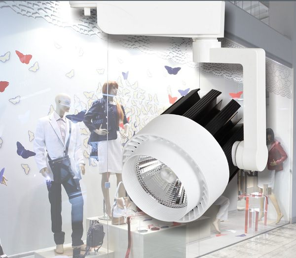 Combo bộ sản phẩm 3 đèn rọi ray 20W + 1 thanh ray 1.5 mét.
