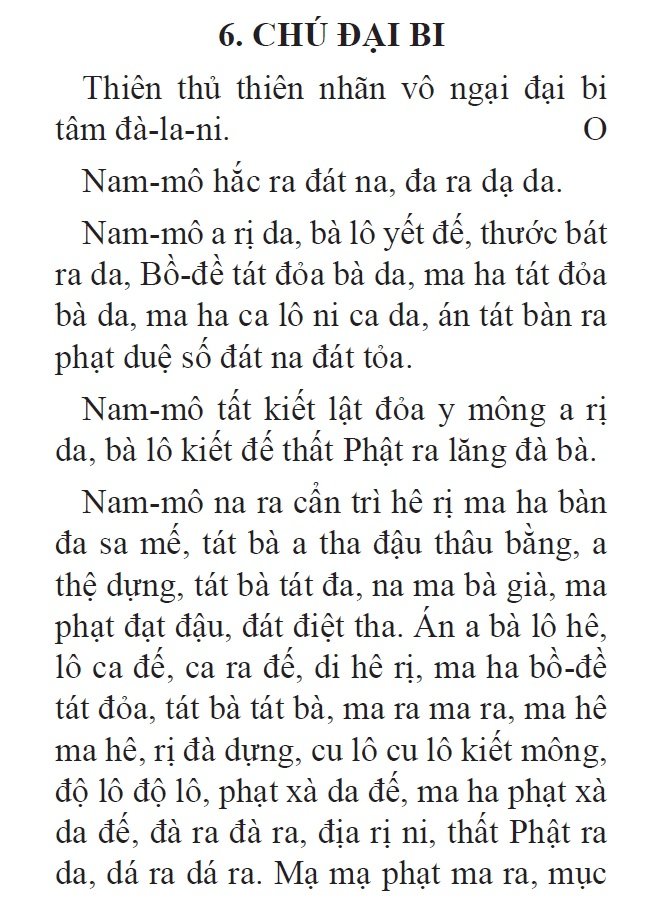 Nghi thức Đại Bi Thập Chú