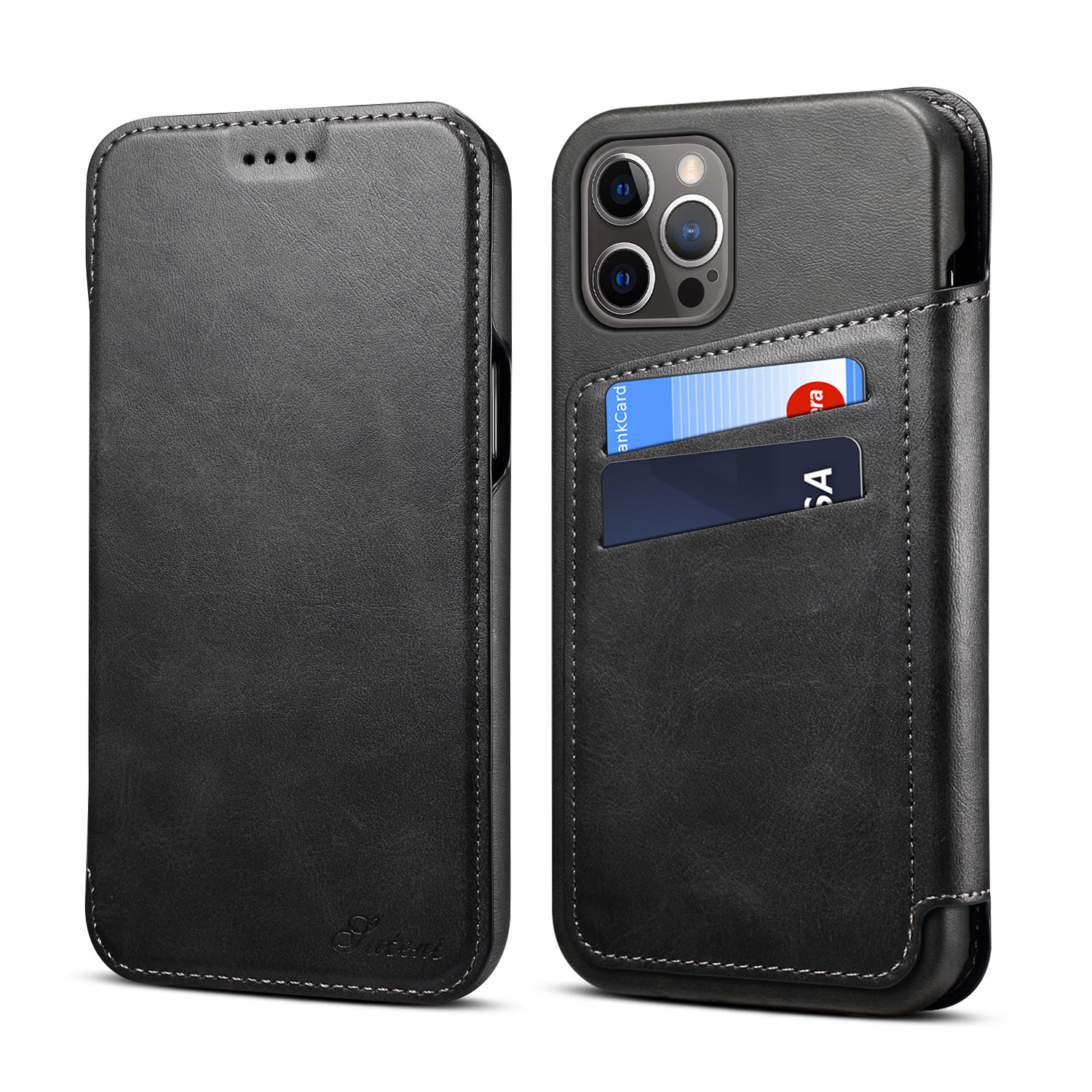 Bao Da Cao Cấp Dành Cho Iphone 13 13 Pro 13 Pro Max - Hàng Chính Hãng - Photodesign Vn - Đen - Iphone 13 Pro