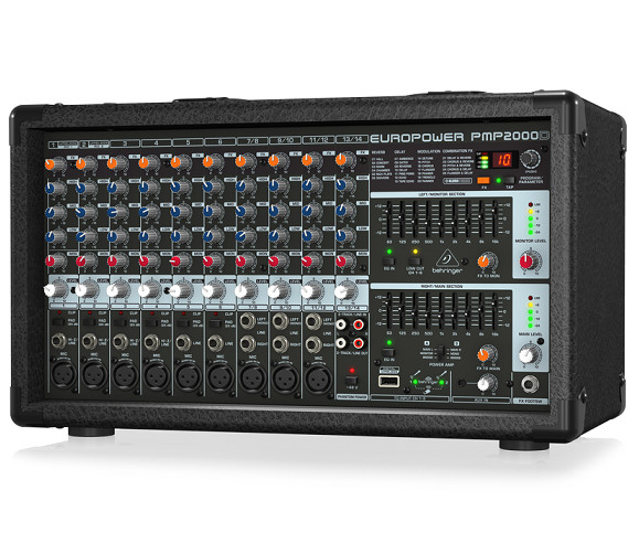 Power Mixer - Mixer tích hợp Ampli - Behringer PMP2000D- Hàng chính hãng