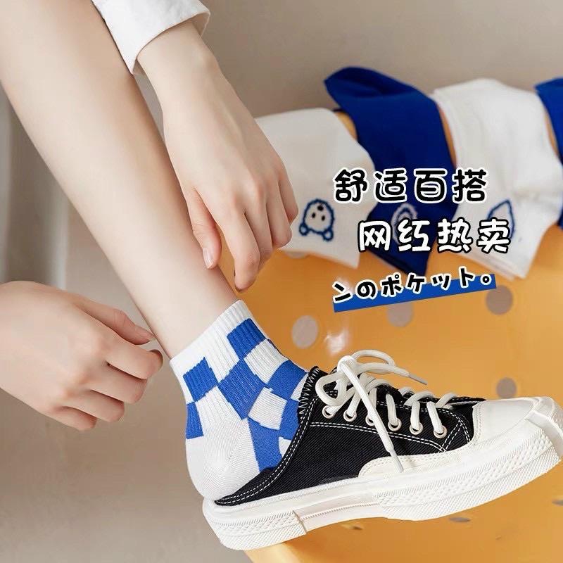 Sét 5 đôi -10 đôi tất gấu xanh coban mẫu mới hot hit