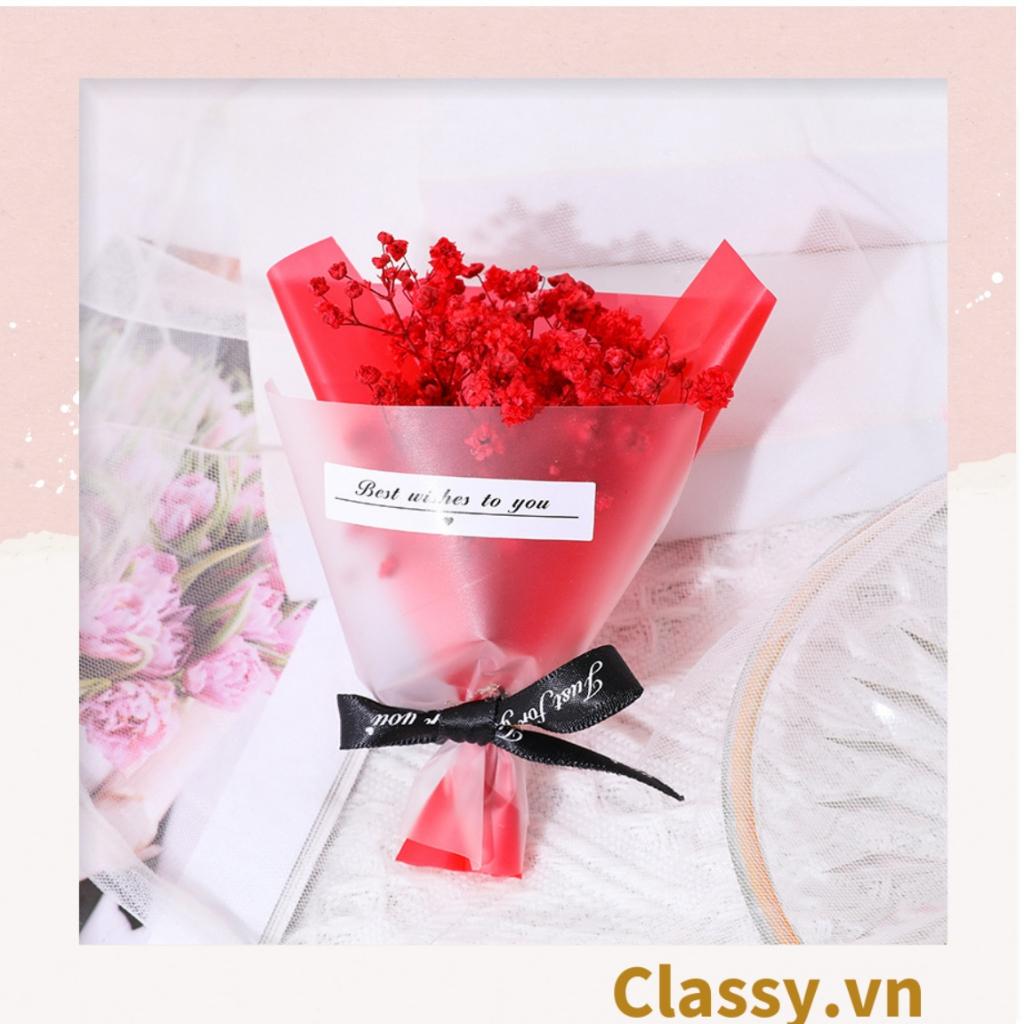 Bó hoa khô mini Classy nhiều màu sắc dùng làm quà tặng, đồ trang trí Q1361