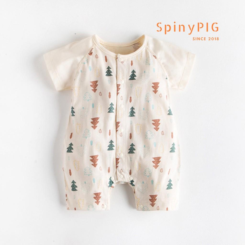 Bộ body cho bé sơ sinh 0-2 tuổi cotton tự nhiên không chất tẩy nhuộm cộc tay dành cho bé gái bé trai mùa hè