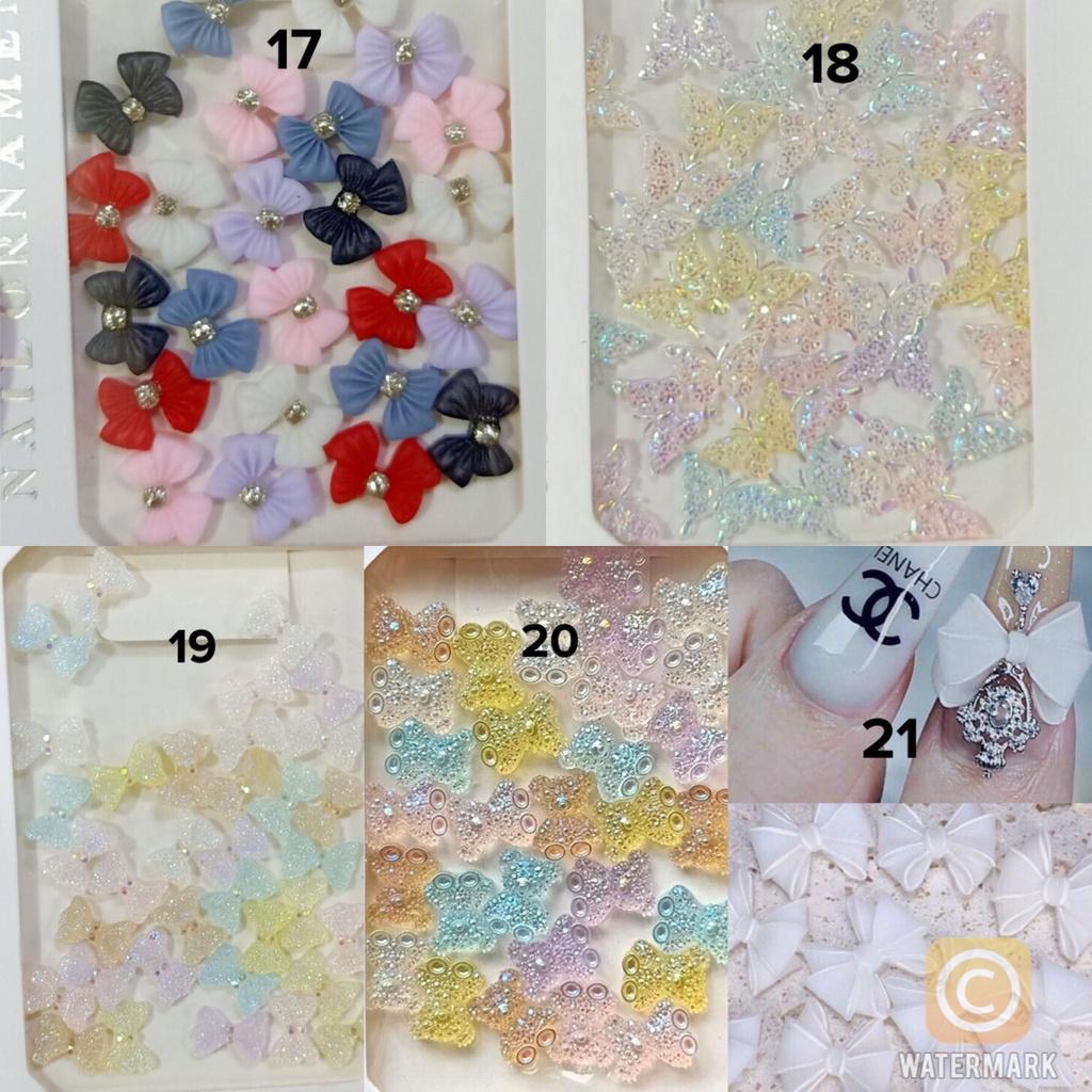 Charm nơ đính móng dành cho Nail siêu dễ thương