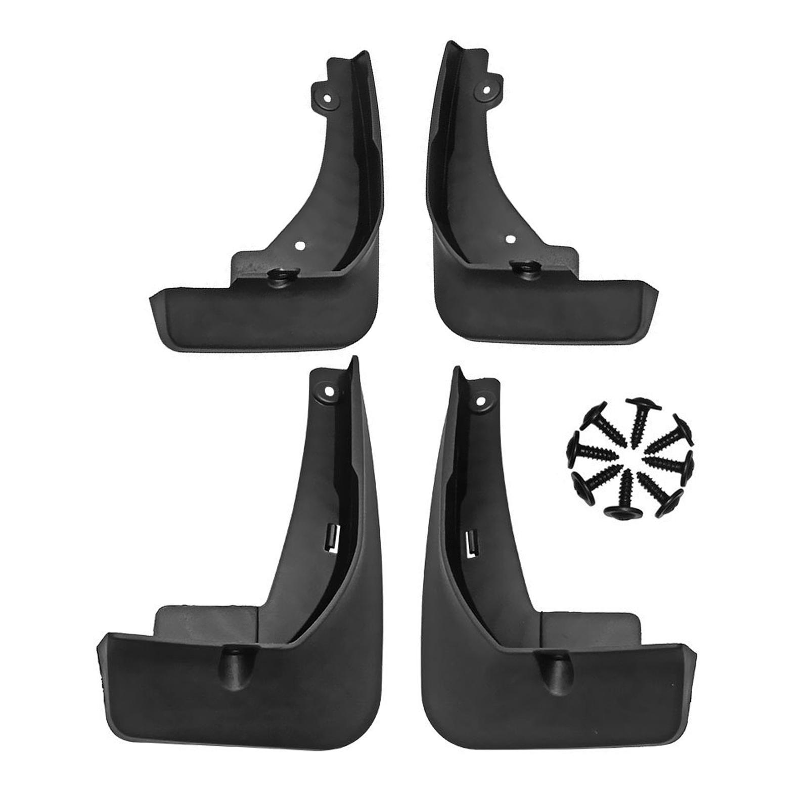 4 Pieces Car Wheel Mud Flaps Replaces Mudguard for   Cross