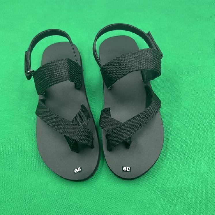 dép xăng đan nam nữ A58 dù đen ( sandal đồng nai )