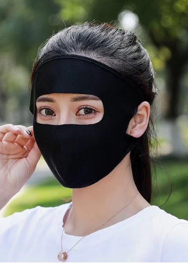 Khẩu trang ninja cam kết chống nắng cản tia UV