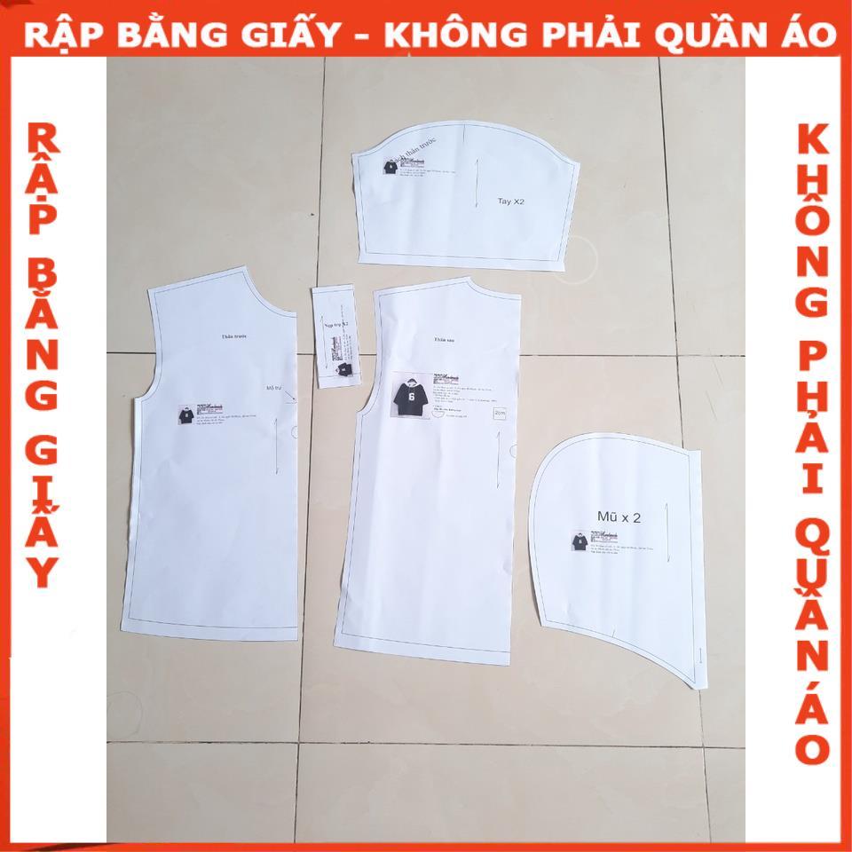 Rập giấy đầm cổ vuông tay phồng mã 1087 (BẢN VẼ)