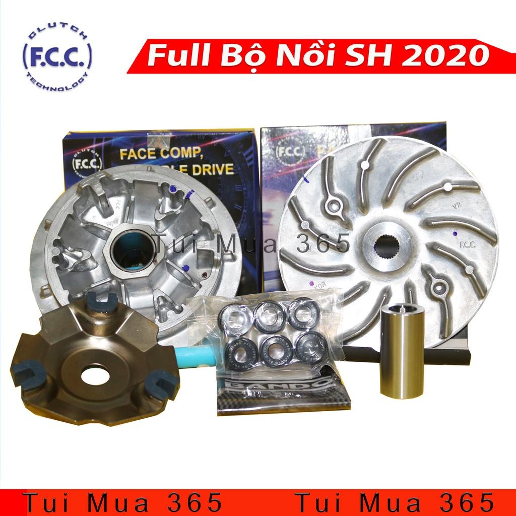 Full Bộ Nồi Trước, Nồi Sau dùng cho xe SH Việt 125-150 Đời 2020 Hãng FCC Công Nghệ Japan