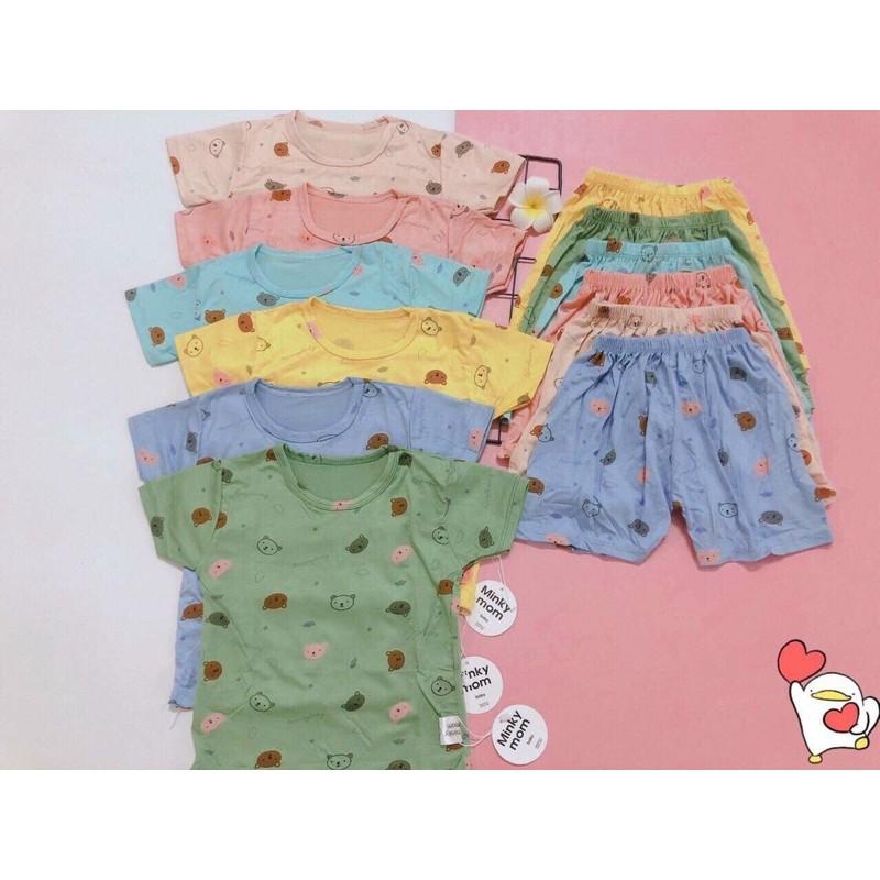 Set bộ mom minky siêu xinh siêu mát cho bé trai hoặc gái